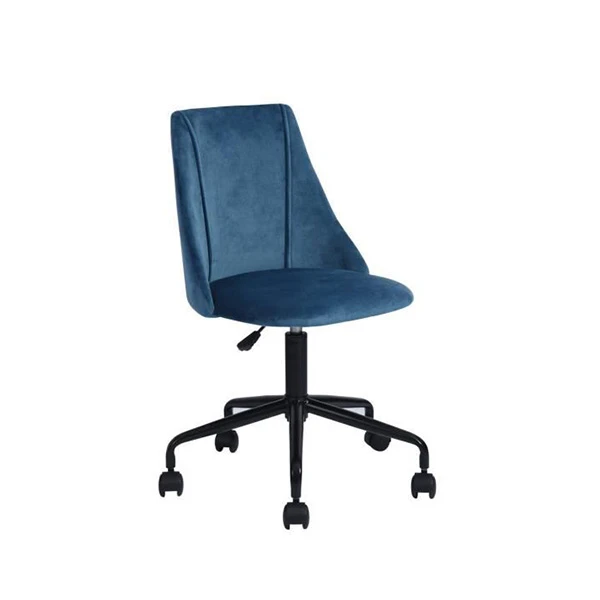 Okretna baršunasta ergonomska uredska stolica